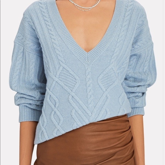 INTERMIX Sweaters - New! Intermix medium Adley cashmere/wool cable knit sweater.